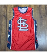St Louis Cardinals Adult Basketball Jersey Sz. XL Red Sleeveless - $553.61 MXN