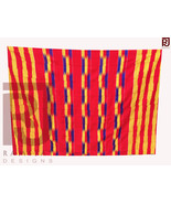Kente Cloth Asante Kente African Art Ashanti Ghana Handwoven Fabric 6 yards - $313.56 CAD