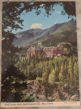 Banff Springs Hotel Banff National Park Alberta Canada Vintage Postcard - £6.03 GBP