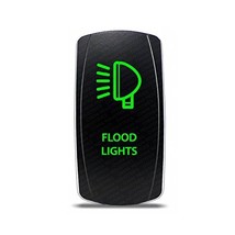 CH4x4 Rocker Switch Flood Lights Symbol - Green LED - £12.73 GBP