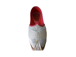 Men Shoes Indian Handmade Espadrilles Embroidered Khussa Punjabi Jutti US 8.5 - £43.15 GBP