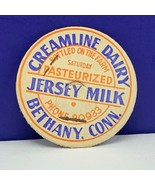 Dairy milk farm bottle cap vintage advertising label Jersey Bethany Conn... - £6.25 GBP