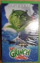 How The Grinch Stole Christmas VHS Movie Dr. Seuss Jim Carrey 2001 vg+ C... - £15.55 GBP