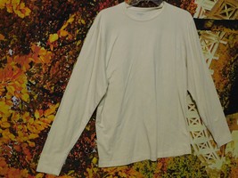 WOMEN&#39;S LONG SLEEVE STRETCH TRIM FIT PULLOVER SHIRT BY MURANO / SIZE L - $19.99