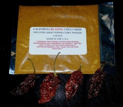 1 oz. 100% Pure Ghost Pepper Curry Powder Mix-Smokey and flavorful powder! - $6.00
