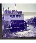 70mm Slide Disneyland 1950s / 60s Mark Twain Paddle Boat Tourist Photo - $28.50 CAD