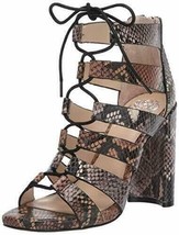 New Vince Camuto Brown Leather Pumps Sandals Size 7.5 M $138 - £52.59 GBP