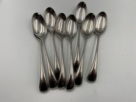Set of 6 Dansk Silverplate TORUN Oval Soup / Place Spoons - $54.99