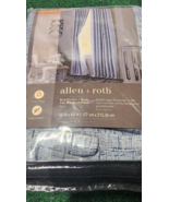allen+ roth 50x84in Blue Grey Blackout Thermal Lined Back Tab Curtain Ro... - $541.50 MXN
