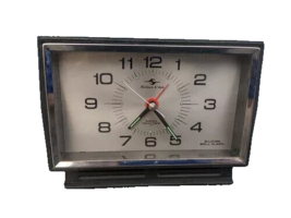 VINTAGE old art deco tblae Clock Silicon Clock Tokyo - £61.79 GBP