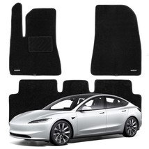 All weather Premium Carpet Floor Mats for 2017-2024 Tesla Model 3, Floor Liners - $56.09