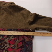 Columbia AL2906 Women’s Brown Multicolor 1/4 Button Pullover Fleece Sweatshirt M image 5