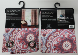 (2 Ct) City Scapes Blackout Single Printed Grommet Top Panel 54&quot;W x 84&quot;L Bermuda - £38.21 GBP