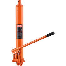 VEVOR Hydraulic Long Ram Jack, 8 Ton Engine Hoist Cylinder with Clevis Base - $47.99