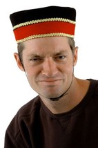 Deluxe Bellhop/Usher Hat- Theatrical Quality Red/Black - £47.67 GBP