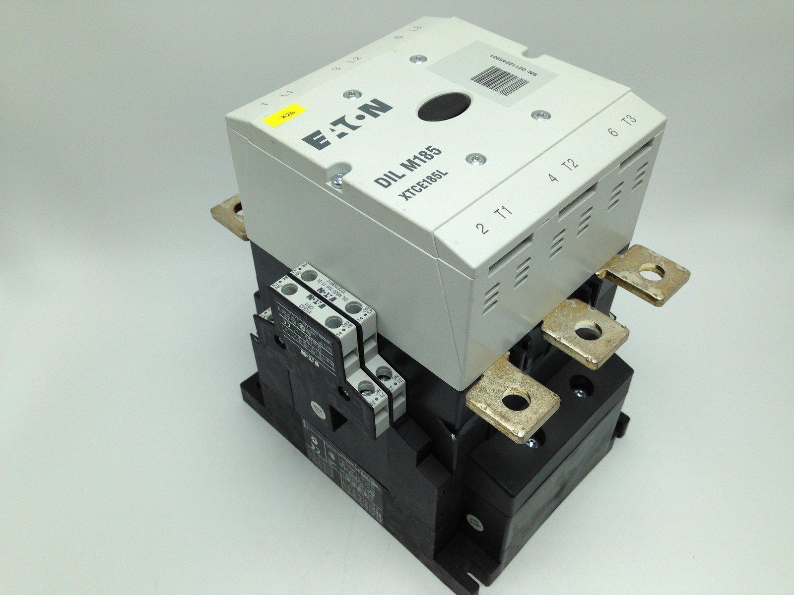 Eaton DIL M185-XTCE185L Contactor 600V 225Amp 110/150VDC Coil  - $228.00
