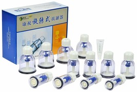 Kangzhu Chinese Rotary Cupping Therapy Set - 12 Cup - £59.33 GBP