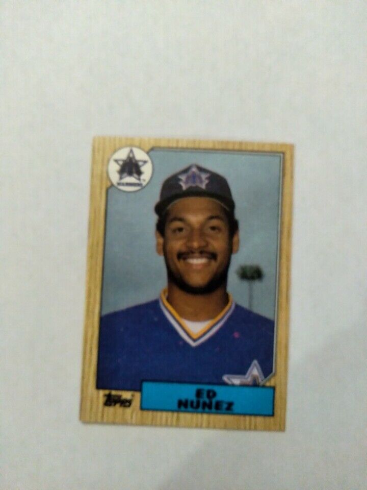 Primary image for 1987 Topps Ed Nunez Seattle Mariners #427