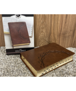 KJV Giant Print Bible | Indexed | Brown Crown of Thorns | red letter - $727.74 MXN