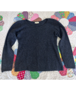 Alpaca society women&#39;s ribbed long sleeve scoop neck sweater Medium - €24,89 EUR