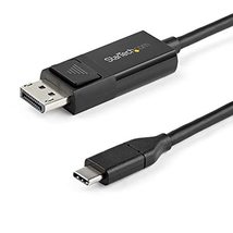 StarTech.com 6.6ft (2m) USB C to DisplayPort 1.2 Cable 4K 60Hz - Bidirec... - $39.60