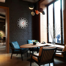 Unique contemporary wooden wall clock made of natural materials - Rings ... - $99.00+