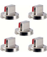 5pcs Stainless Steel Stove Knobs for Samsung, Replace DG64-00472A &amp; More - $39.99