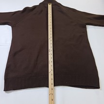 Lumber Casual Men's Brown Long Sleeve Full Zip Sweater Jacket Size Large image 6