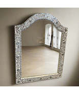 Thikri glass inlay wall mounted mirror frame - $8,406.88 MXN