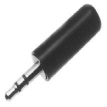 30-489 GC black 1/4 inch 3con phone plug conn 1/4" pl 3 pos solder st cable mnt - $3.07