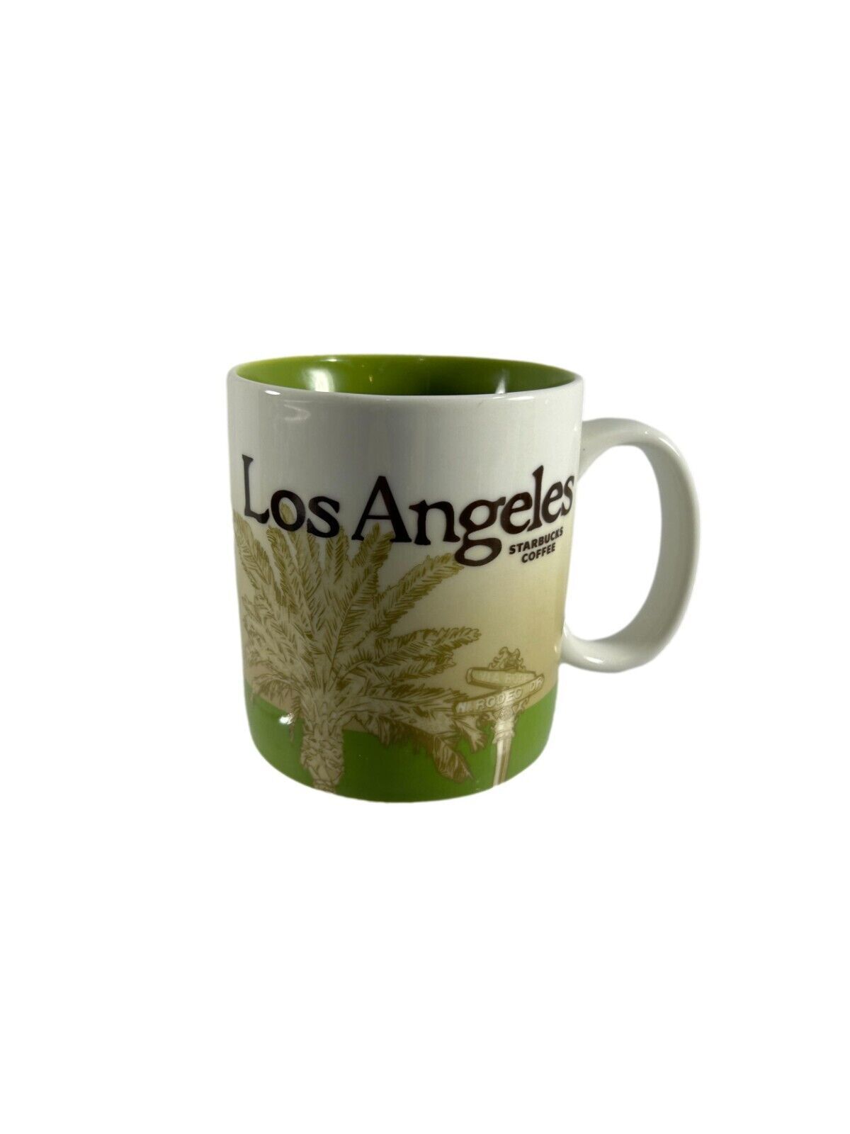 Starbucks Los Angeles Global Icon Collector Series Mug Coffee 16oz Rodeo Dr - $18.81