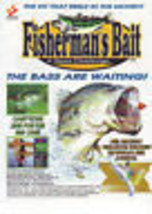 Fisherman&#39;s Bait A Bass Challenge Arcade Game FLYER Original NOS 1998 Vintage  - £18.24 GBP