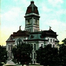 Valparaiso Indiana IN Court House Building 1910s DB Postcard UNP T17 - £7.19 GBP