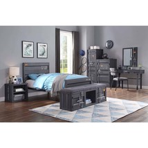 Cargo Twin Bed, Gunmetal Finish - $328.00