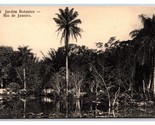 Jardin Botanico Gardens Rio De Janeiro Brazil UNP DB Postcard L17 - $4.90