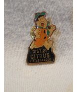 Flintstones Dist. 21 Citrus Little League Lapel Pin Fred Flintstone - $5.95