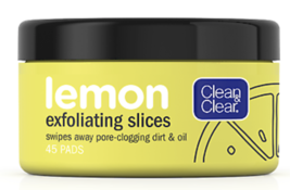 Clean &amp; Clear Lemon Exfoliating Slices Wipes, 45 Count - £11.95 GBP