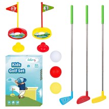 Kids Golf Set, Retractable Toy Golf Clubs For Toddlers, Mini Golf Set For Childr - £23.97 GBP