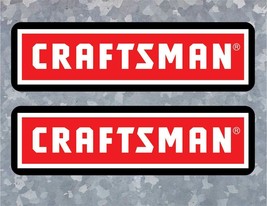 (2) 1&quot; x 4&quot;  Replacement CRAFTSMAN Toolbox Logo Decals American Made FRE... - $5.95