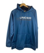 Under Armour Hoodie Size Medium Loose Mens Coldgear Storm Teal Blue Gree... - $49.39