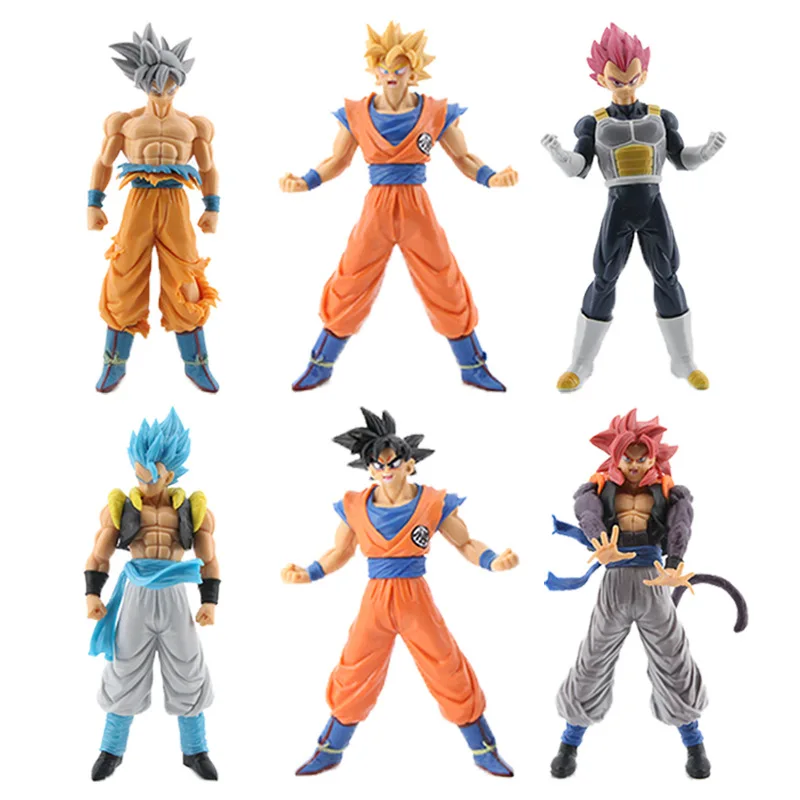 8 Style 6Pcs/Set 18cm Anime Dragon Ball Super Saiyan Son Goku DBZ Action Figure - £30.35 GBP+
