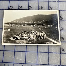 Vintage RPPC Postcard 1930s / 40s Shirtless Men In Park Beef Cake Gay Int. - $380.19 MXN