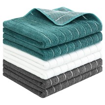 Microfiber Kitchen Dish Towels 6 Pack- 17 X 25 Super Absorbent Kitchen Hand Dish - $35.99