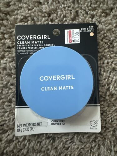 NEW CoverGirl Clean Matte Pressed Powder, Buff Beige 525, 0.35oz - $7.69