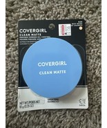 NEW CoverGirl Clean Matte Pressed Powder, Buff Beige 525, 0.35oz - $10.44 CAD