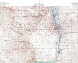 Davis Dam Quadrangle Nevada-Arizona 1950 Map Vintage USGS 15 Minute Topo... - $16.89
