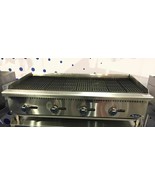 48&quot; LAVA ROCK CHAR BROILER COMMERCIAL RESTAURANT NAT/LP GAS ATCB-48 ATOS... - $2,524.78 CAD