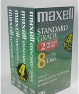 Maxell Standard Grade T 160 Blank Vhs Recording Tapes - $71.60 CAD