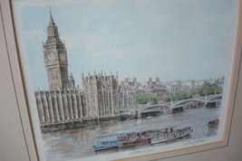 Lithograph signed and numbered &quot;Westminster&quot; by Glyn Martin - £27.25 GBP