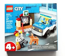 Lego City Police Dog Unit (60241) Brand New- Factory Sealed 67 Pieces - $12.86